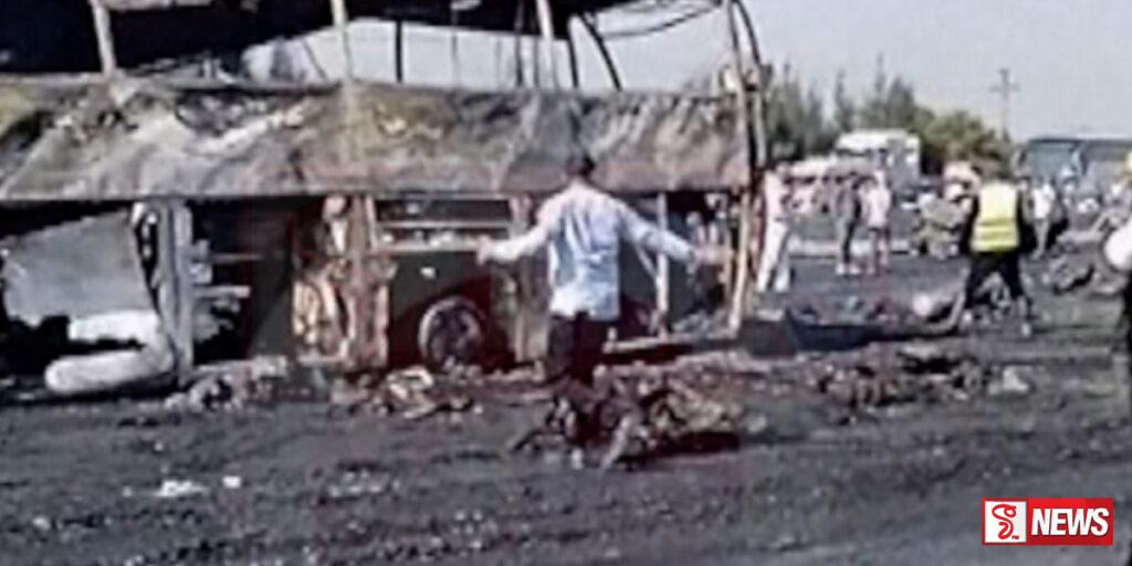 ඊජිප්තුවේ රිය අනතුරකින් පුද්ගලයින් 32ක් ජීවිතක්ෂයට