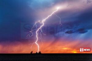 ප්රබල අකුණු ගැන අවවාදාත්මක නිවේදනයක්