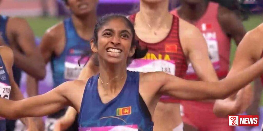 මහ වැසි මැද්දේ තරුෂිගෙන් තවත් රන් පදක්කමක් (වීඩියෝ)