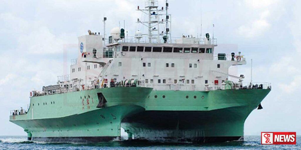 චීන පර්යේෂණ නෞකාවක් ශ්රී ලංකාවේ වාණිජ මුහුදු කලාපයට