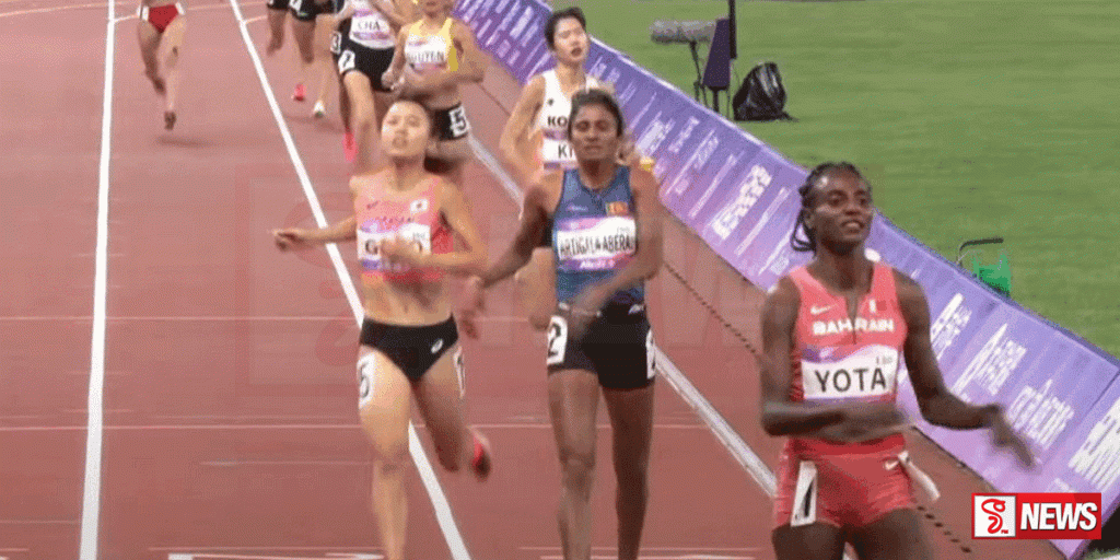 ආසියානු ක්රීඩා උළෙලේ 1500m තරගයෙන් ගයන්තිකා සිව්වැනි ස්ථානයට