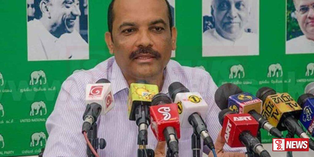 එක්සත් ජාතික පක්ෂ මහ ලේකම් පාලිතගෙන් ප්රකාෂයක්
