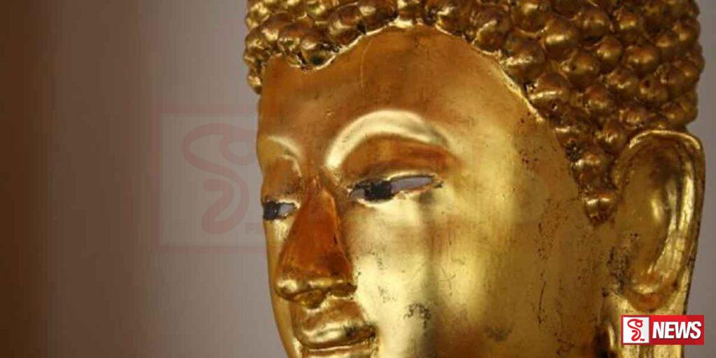 රත්රන් බුදු පිළිමයක් සමග පුද්ගලයන් දෙදෙනෙකු අත්අඩංගුවට