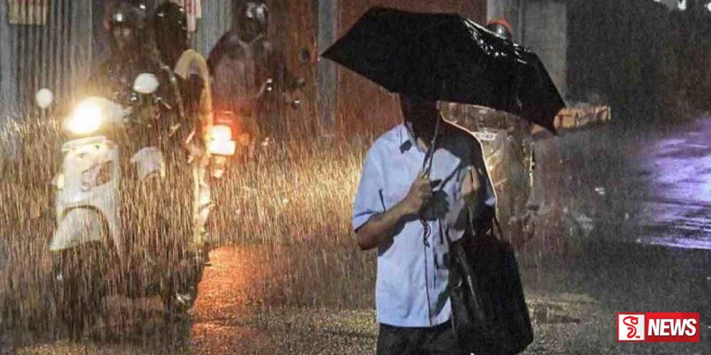 අද පස්වරු 2 න් පමණ පසුව වැසි හෝ ගිගුරුම් සහිත වැසි