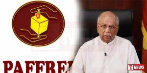 පැෆරල් සංවිධානයෙන් අගමැතිට ලිපියක්