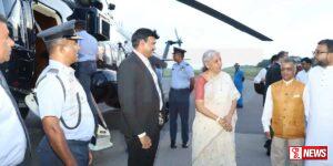 ඉන්දීය මුදල් අමාත්ය නිර්මලා අද නැගෙනහිර සංචාරයක