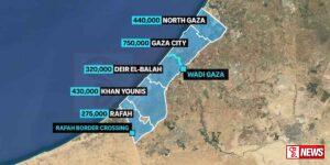 ගාසා තීරයේ උතුරු පළාතේ සිට දකුණට යන්න පැය හතරක විරාමයක්