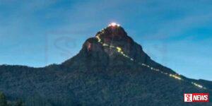 අවාරයේ ශ්රි පාද වන්දනාව විදේශිකයින්ට පමණයි.