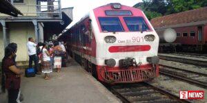 දුම්රිය ධාවනයට බාධා