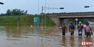 ගංවතුර අවදානමක් ගැන අනතුරු ඇගවීමක්