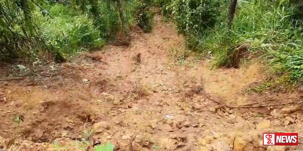 නෝටන්බ්රිජ් – මස්කෙලිය ප්රධාන මාර්ගයේ නායයාමක්