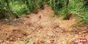 නෝටන්බ්රිජ් – මස්කෙලිය ප්රධාන මාර්ගයේ නායයාමක්