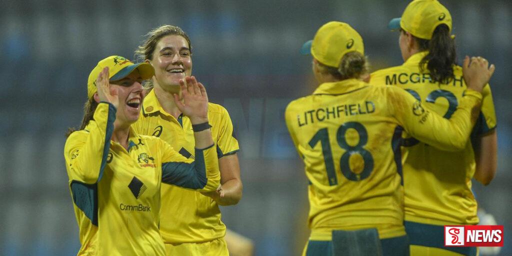 ඉන්දීය කාන්තා කණ්ඩායමට එරෙහිව ඕස්ටේ්රලියානු කාන්තා ක්රිකට් කණ්ඩායමෙන් විශිෂ්ඨ ජයක්