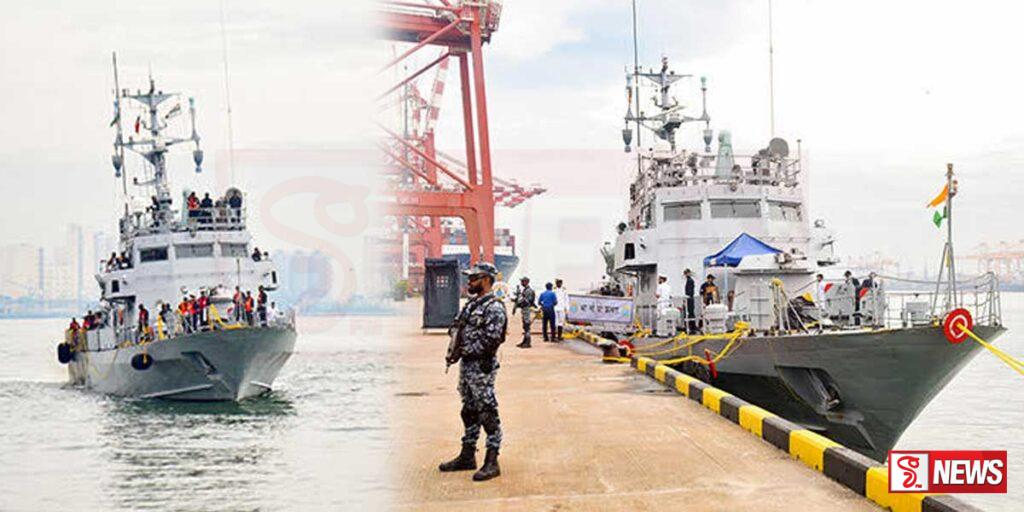 INS KABRA කොළඹ වරායට