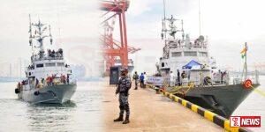 INS KABRA කොළඹ වරායට