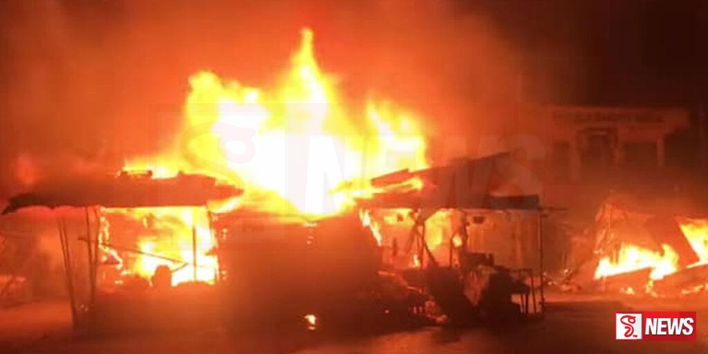 කඩ 30ක් අළු කළ මාවනැල්ලේ ගින්න