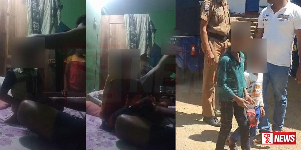 තම දරුවන්ට අමානුෂිකව තලා සමාජ මාධ්යයට දැමූ නරුම පියාට අත්වූ ඉරණම