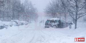 හිම කුනාටුවක් පිළිබඳ අවධානමක්