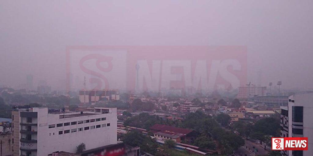 වායු දූෂණය ඉහළට