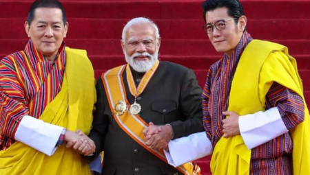 භූතානයේ ඉහළම පුරවැසි සම්මානය මෝදිට