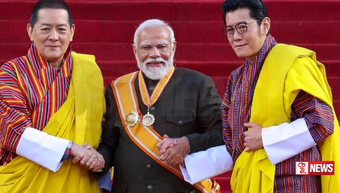 භූතානයේ ඉහළම පුරවැසි සම්මානය මෝදිට