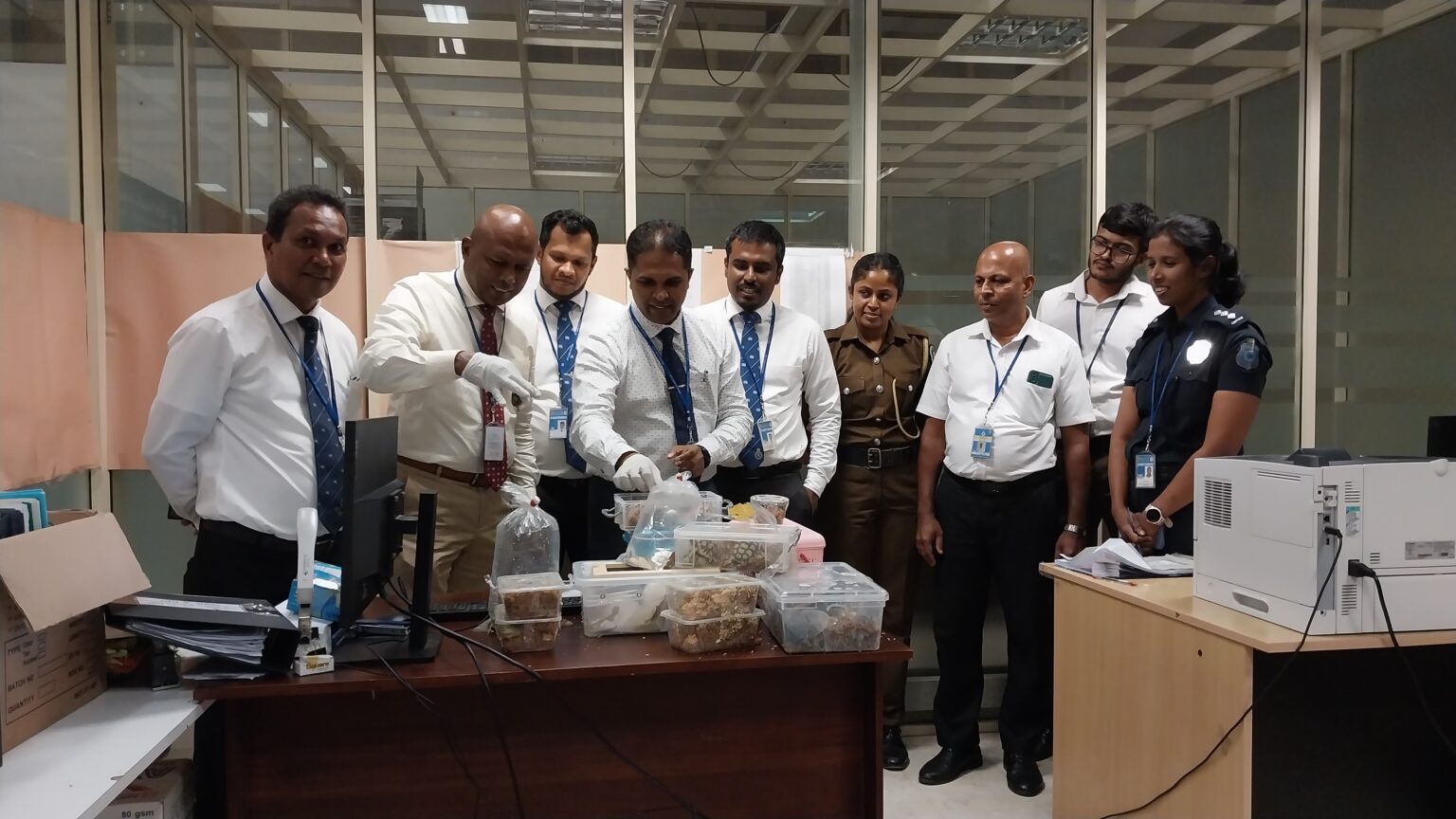 තායිලන්තයේ සිට නීතිවිරෝධී ලෙස ගෙන ආ සතුන් කටුනායක දී රේගු අත්අඩංගුවට