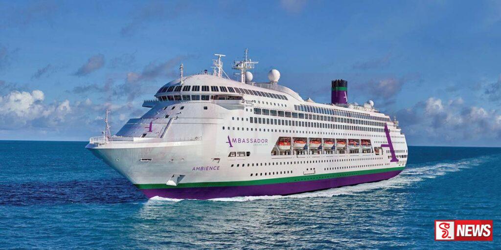 සුඛෝපභෝගී මගී නෞකාවක් කොළඹ වරායට