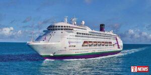 සුඛෝපභෝගී මගී නෞකාවක් කොළඹ වරායට