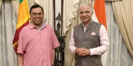 බැසිල් සහ ඉන්දීය මහකොමසාරිස් අතර හමුවක්