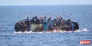 බෝට්ටුවක් පෙරලීමෙන් පුද්ගලයින් 15ක් මියයයි