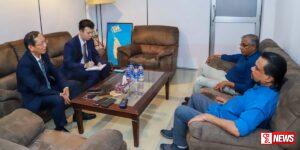 විමල් වීරවංශ සහ චීන තානාපති කාර්යාලයේ කවුන්සල්වරයා අතර විශේෂ හමුවක්!