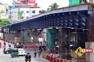 කොහුවල ගුවන් පාලමේ වැඩ නැවතීම ගැන රියැදුරන්ගෙන් චෝදනා