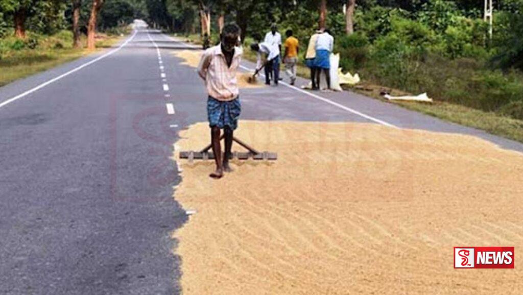 මහ පාරේ වී වේලීම තහනම්