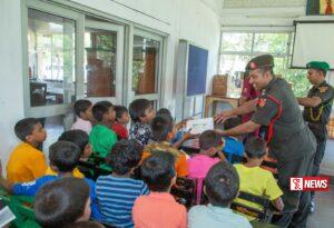 ජනපතිගෙන් අවුරුදු තෑගි ලැබුණු දරුවන්