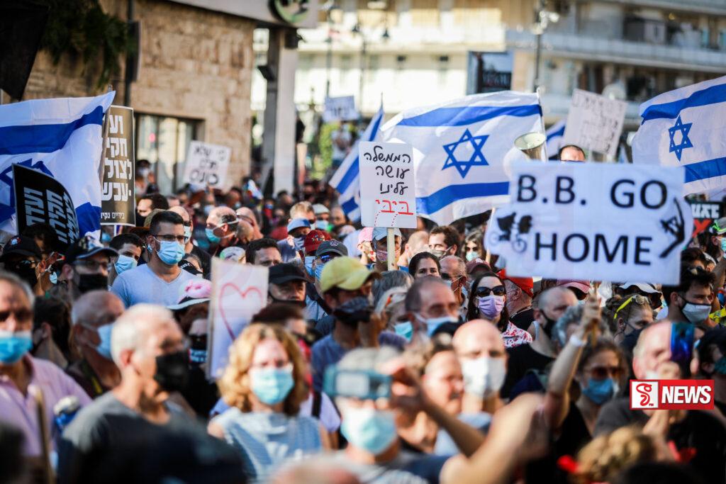 ‘ගෝ හෝම් නෙතන්යාහු’ ඊශ්ර්රාලය කළඹයි