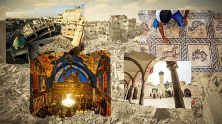 ගාසා තීරයේ උරුමයන් විනාශ මුඛයට