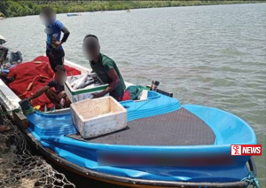 තහනම් දැල් භාවිතා කළ 14 දෙනෙකු නාවික හමුදා භාරයට