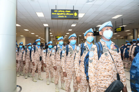 සාමසාධක රාජකාරි සඳහා මෙරට භට පිරිස් පිටත් වෙයි