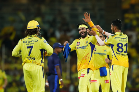 චෙන්නායි කණ්ඩායමට ලකුණු 78ක ජයක්