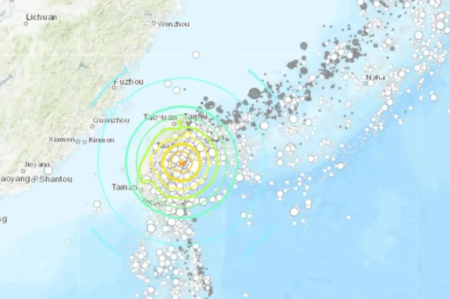 තායිවානයට ප්රබල භූ කම්පනයක් – සුනාමි අනතුරු ඇඟවීම් නිකුත් කරයි