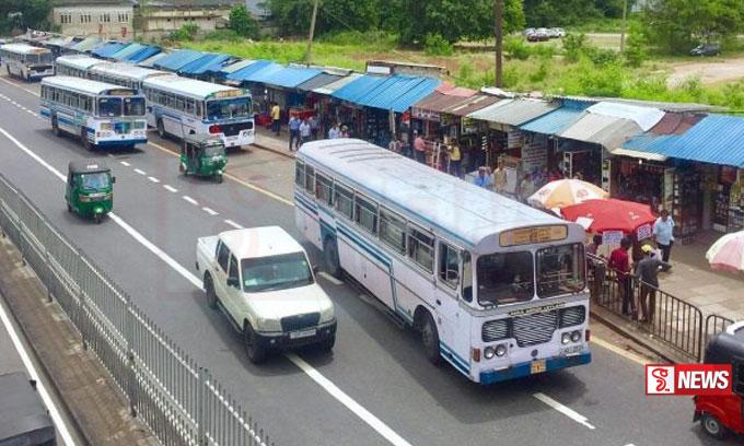 මාර්ග බලපත්ර නොමැති බස් රථවලින් අයකරන දඩය ලක්ෂ 5 දක්වා ඉහලට