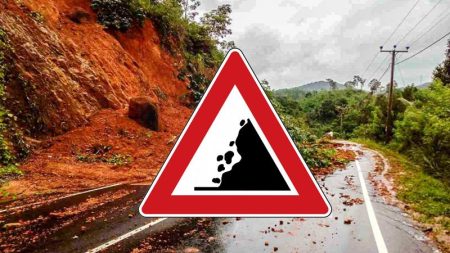 හාලිඇල, වැලිමඩ මාර්ගය නායයෑමේ අවදානමක්