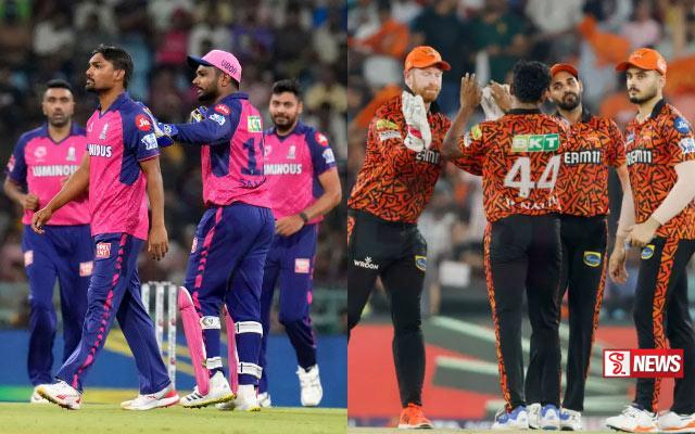 SRH කණ්ඩායම සහ RR කණ්ඩායම අතර තරඟය අද