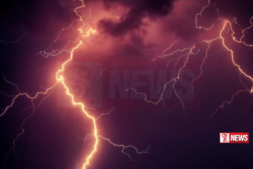 අකුණු සැර වැදීම හේතුවෙන් වලස්මුල්ල මූලික රෝහලේ  ගින්නක්