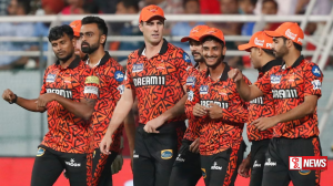 වර්ෂාව නිසා ලැබුණු ප්රසාද ලකුණෙන් සන්රයිසස් කණ්ඩායම අයි.පී.එල් අවසන් වටයට