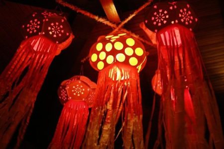 වෙසක් සැරසිලිවලට පොලිතින් සහ ප්ලාස්ටික් යොදා ගන්නා එපා