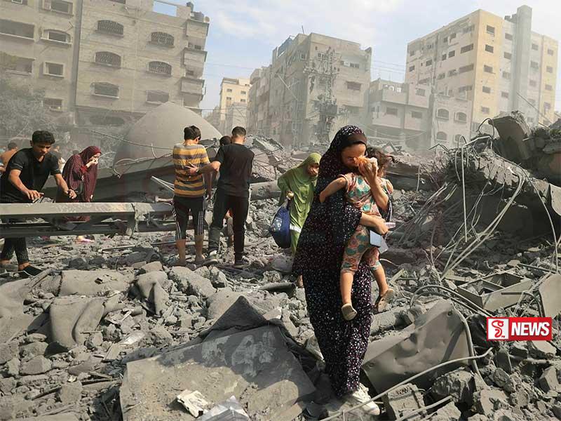 ඊශ්රායලයෙන් පලස්තීනයට දරුණු ප්රහාරයක්