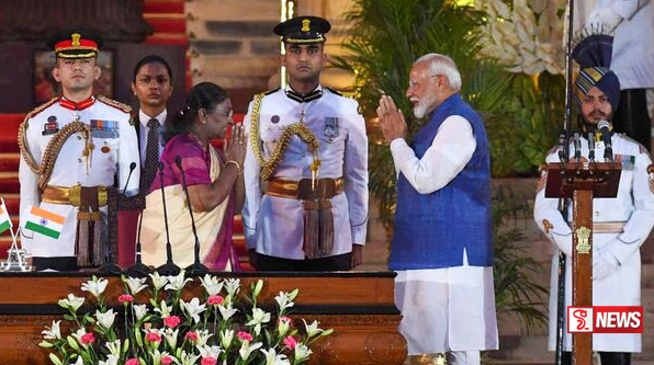 අඛණ්ඩව 3 වන වරටත් මෝදි දිවුරුම් දෙයි