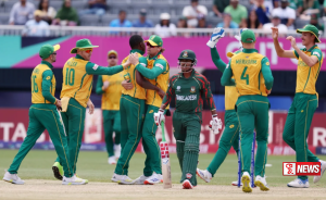 බංග්ලාදේශ කණ්ඩායම හමුවේ දකුණු අප්රිකා කණ්ඩායමට තියුණු ජයක්