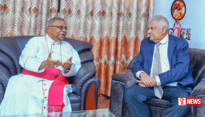 ජනපති මන්නාරම රදගුරුහිමි බැහැදකි